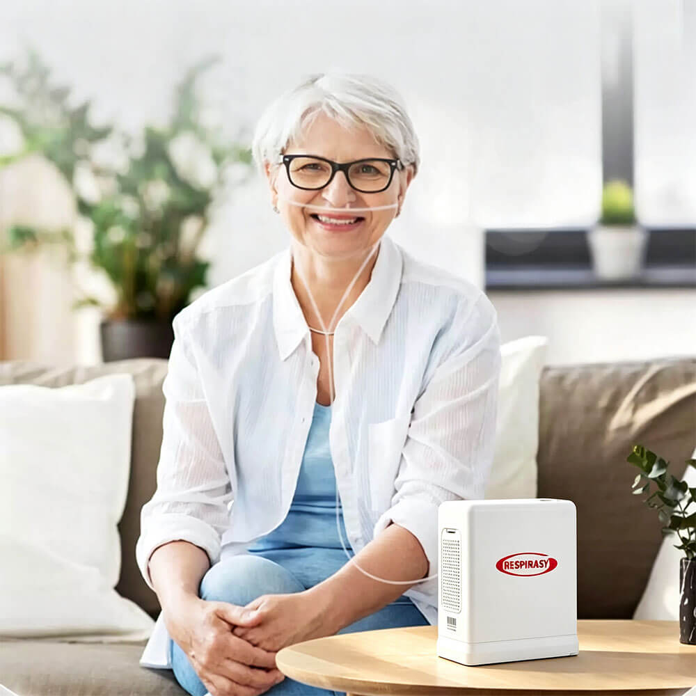Lightweight 2.4lbs Portable DEDAKJ Oxygen Concentrator 1-6L/Min 95% Purity Air O2 Making Generator Machine for Travel Outgoing
