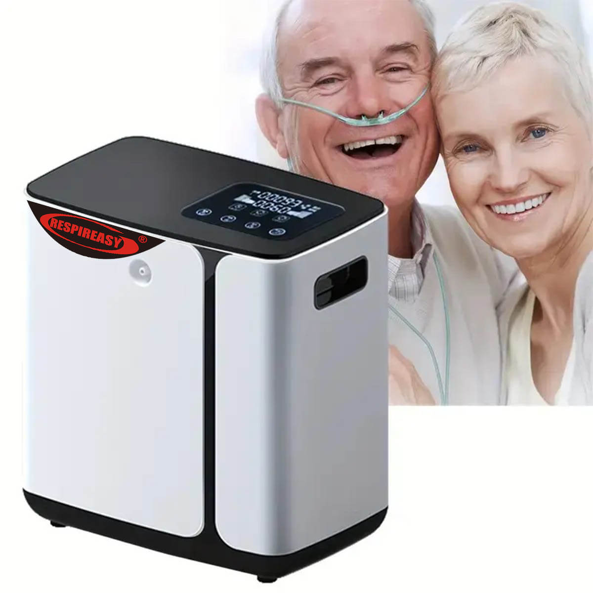 Buy DEDAKJ Portable Oxygen Concentrators 8 Liters Continuous Flow Oxygen Generator O2 Breathing Equipment for Home Personal Care 110V/220V