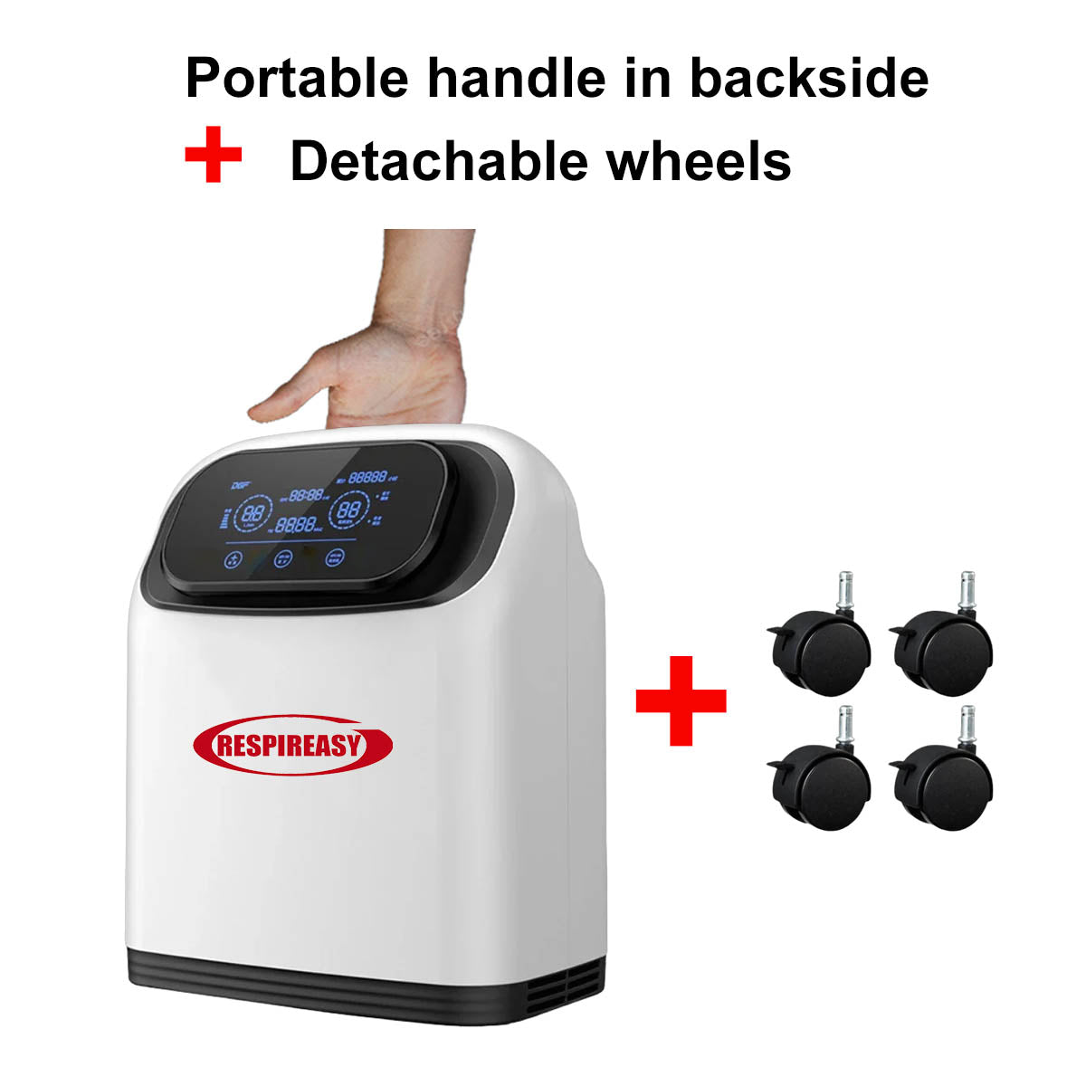DEDAKJ 9 Liters Per Minute Home Oxygen Concentrator Continuous O2 Portable Concentrator De Oxigen Breathing Device for Personal Therapy Care