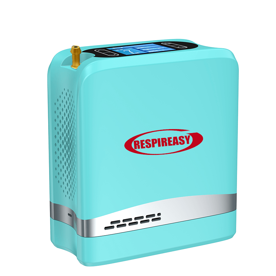 DEDAKJ Small Portable Oxygen Concentrator 7 L/min 93% High Pure Oxygen Rechargeable Battery Powered Compact Oxygen Making Machine for Home & Outdoor Use