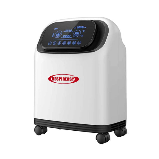 DEDAKJ Portable 1-9L Adjustable Continuous Flow Oxygen Generator Home Breathing Therapy Use Oxygen Concentrator with 93% High Purity