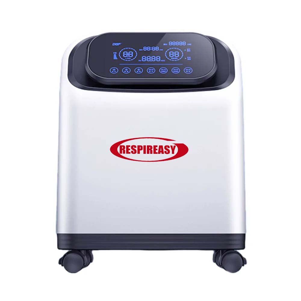 Concentrador de oxígeno doméstico DEDAKJ de 9 litros/minuto, concentrador portátil de O2 continuo, dispositivo de respiración de oxígeno para terapia personal. 