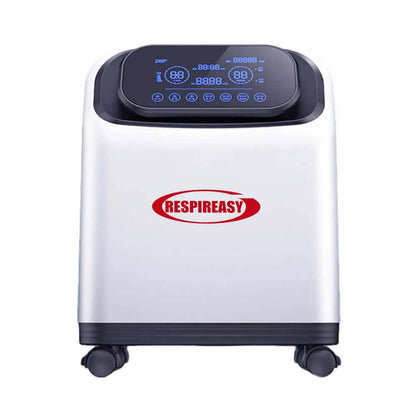 DEDAKJ Portable 1-9L Adjustable Continuous Flow Oxygen Generator Home Breathing Therapy Use Oxygen Concentrator with 93% High Purity