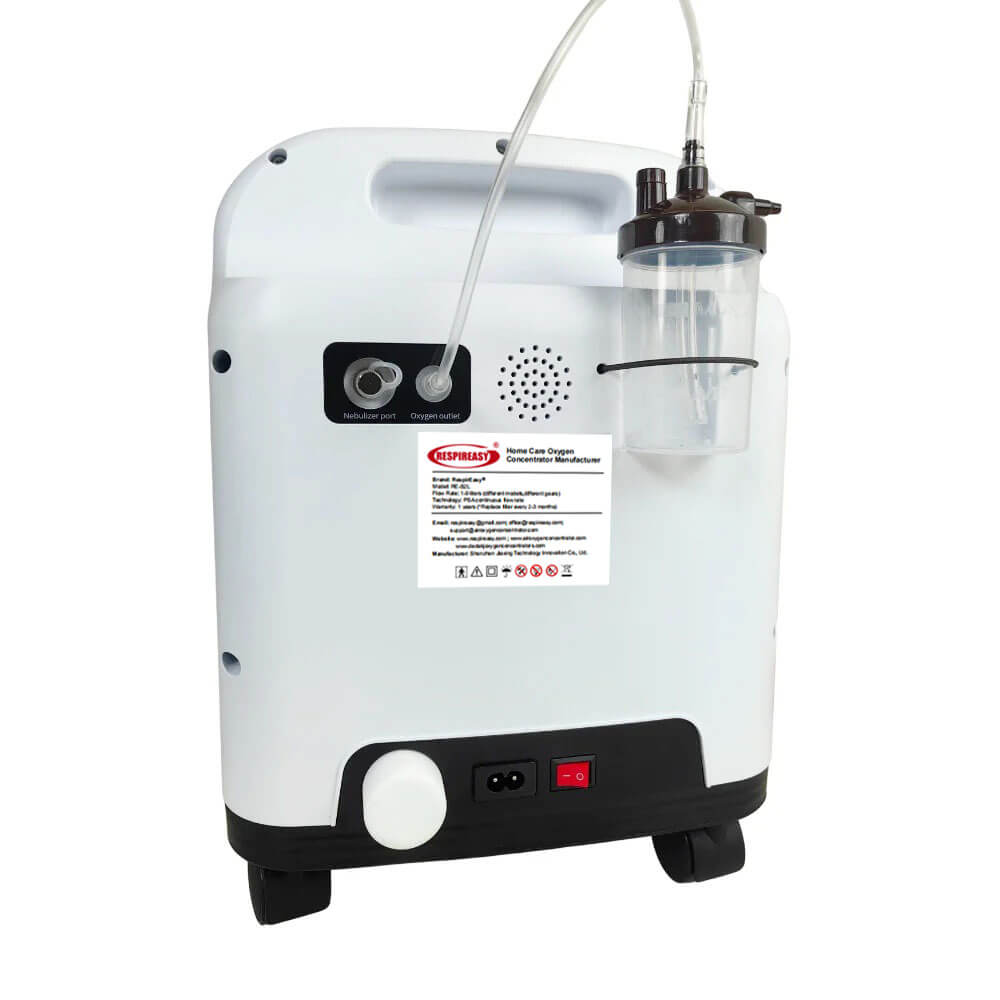 Buy 9L Oxygen Concentrator dedakj Adjustable Continuous O2 93% Purity Portable High Concentration Oxygen Machine with Atomization Voice Low Noise