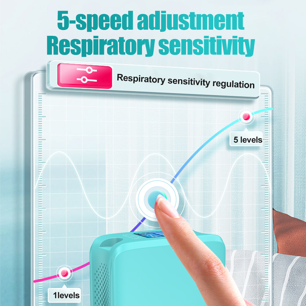 DEDAKJ Concentrador de oxígeno pequeño y portátil 7 L/min 93 % de oxígeno de alta pureza con batería recargable, máquina compacta generadora de oxígeno para uso doméstico y exterior