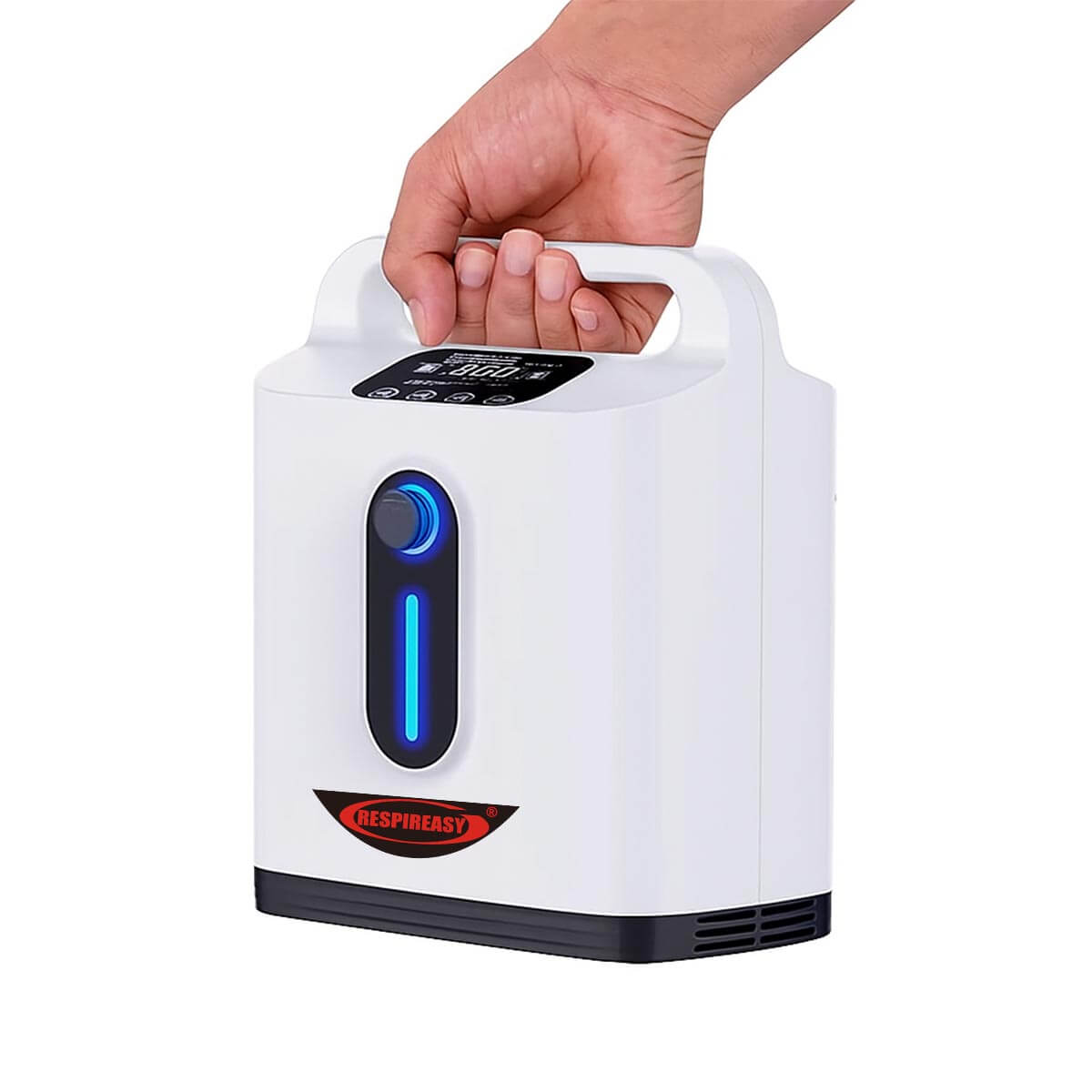 DEDAKJ Concentrador de oxígeno de flujo continuo de 9 litros 93% de concentración O2 Máquina de fabricación portátil para el cuidado personal de la respiración