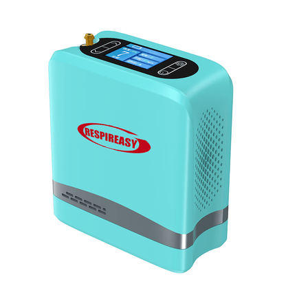 DEDAKJ Small Portable Oxygen Concentrator 7 L/min 93% High Pure Oxygen Rechargeable Battery Powered Compact Oxygen Making Machine for Home & Outdoor Use