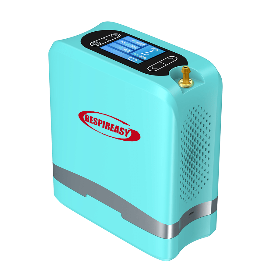 DEDAKJ Small Portable Oxygen Concentrator 7 L/min 93% High Pure Oxygen Rechargeable Battery Powered Compact Oxygen Making Machine for Home & Outdoor Use