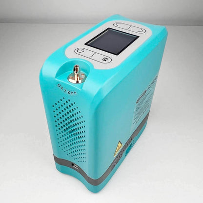 7 Liter Mini Mobile Oxygen Concentrator High Purity Travel Use Rechargeable Oxygen Generator Portable O2 Making Machine with Shoulder Carrying Bag