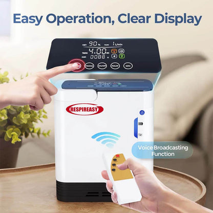 DEDAKJ Oxygen Concentrator 7L/min Adjustable Personal Care Portable Oxygen Making Machine for Home Use