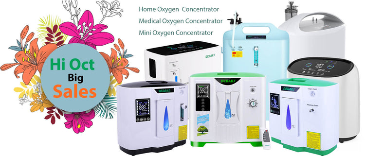 DEDAKJ 1L 5L 7L 9L 10 Liter 93% Oxygen Concentrator O2 Oxygen Generator ...