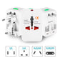 All in One Travel Plug Adapter Universal International EU UK US AU Charger Adapter Outlet Converter Socket Plug Adaptor Connector