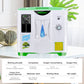 DEDAKJ 9 LPM Powerful Home Oxygen Concentrator 93% High Purity Portable Continuous Flow Rate Travel Oxygen Concentrator DE-2A