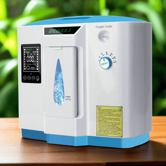 DEDAKJ 1-7 Liter Home Oxygen Concentrator ddt 1a 1b Oxygen Generator Portable Oxygen Machine without Nebulizer Function 110V/220V DE-1B