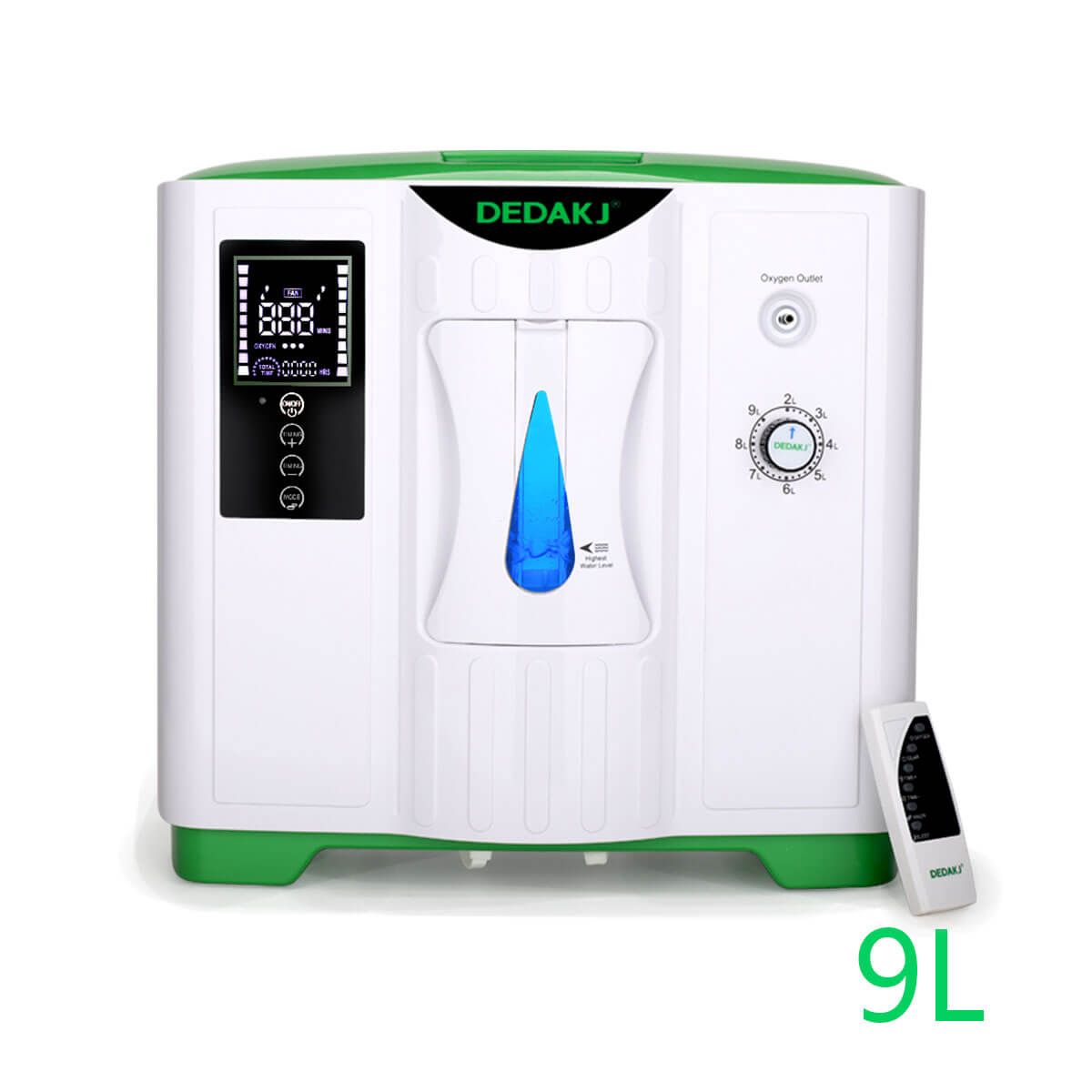 Comprar Concentrador de Oxígeno 9L DEDAKJ 93% de Concentración Cuidado Concentradores de Oxígeno Portátiles para el Hogar 110V/220V DE-2A