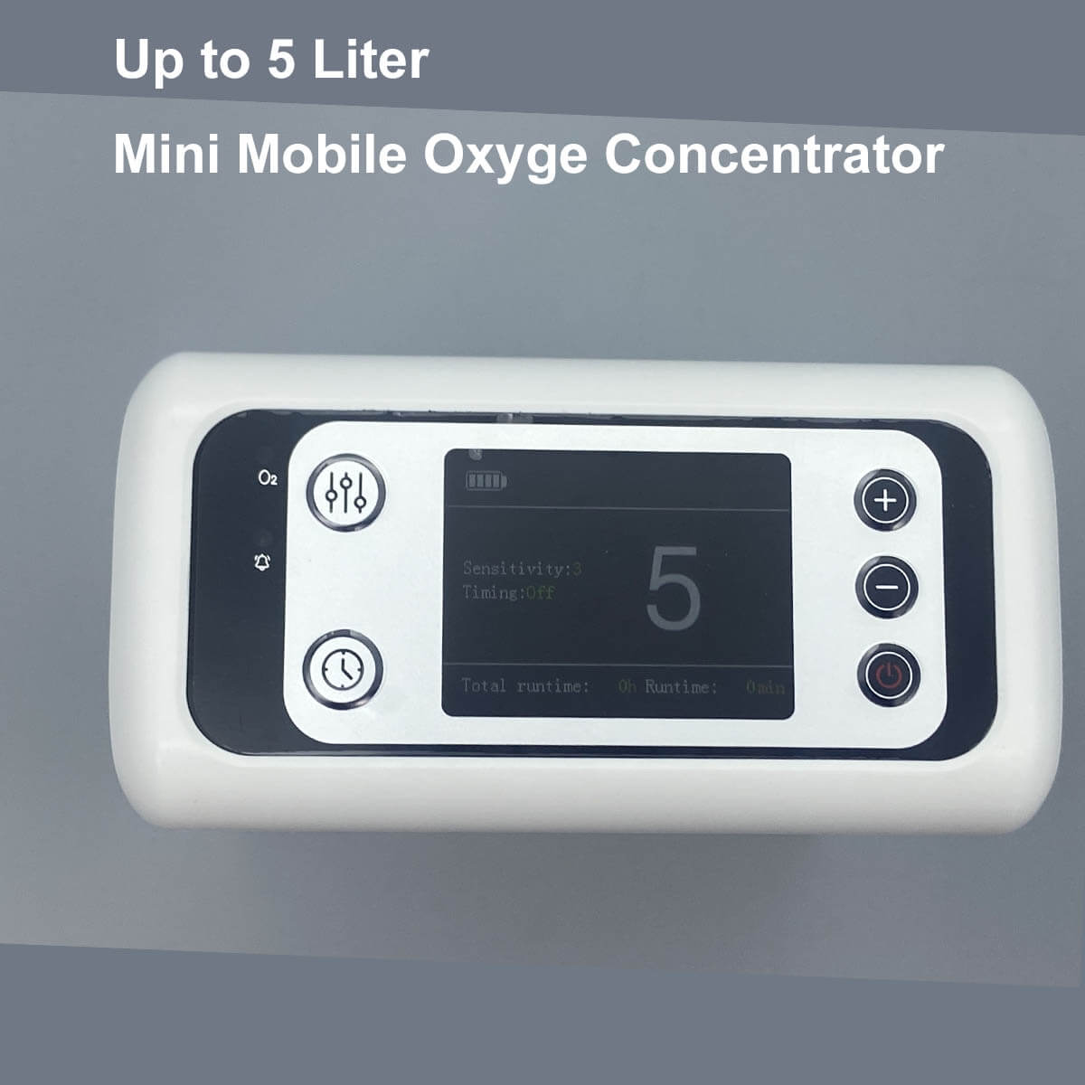 Lightweight 2.4lbs Portable DEDAKJ Oxygen Concentrator 1-6L/Min 95% Purity Air O2 Making Generator Machine for Travel Outgoing