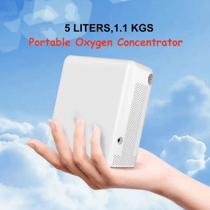 Lightweight 2.4lbs Portable DEDAKJ Oxygen Concentrator 1-6L/Min 95% Purity Air O2 Making Generator Machine for Travel Outgoing