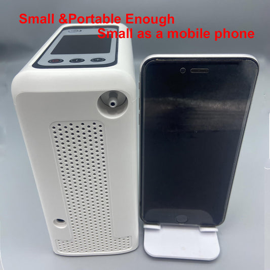 Lightweight 2.4lbs Portable DEDAKJ Oxygen Concentrator 1-6L/Min 95% Purity Air O2 Making Generator Machine for Travel Outgoing