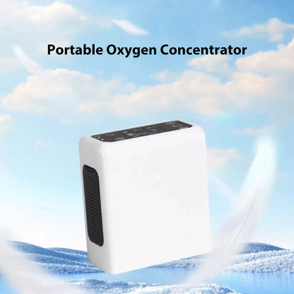 Lightweight 2.4lbs Portable DEDAKJ Oxygen Concentrator 1-6L/Min 95% Purity Air O2 Making Generator Machine for Travel Outgoing