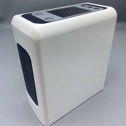 Compre Concentrador de oxígeno recargable portátil compacto de 3 litros, máquina generadora de oxígeno O2 de flujo continuo para viajes con paquete 