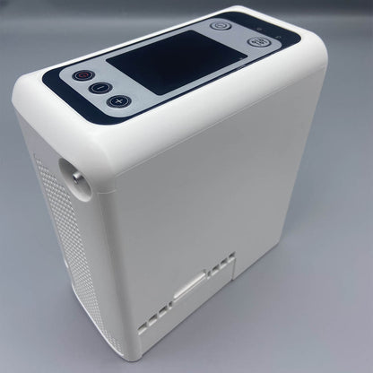 Compre un concentrador de oxígeno portátil de 3 litros para uso en viajes, máquina para producir oxígeno O2 de flujo continuo con batería recargable, compatible con el uso en automóviles