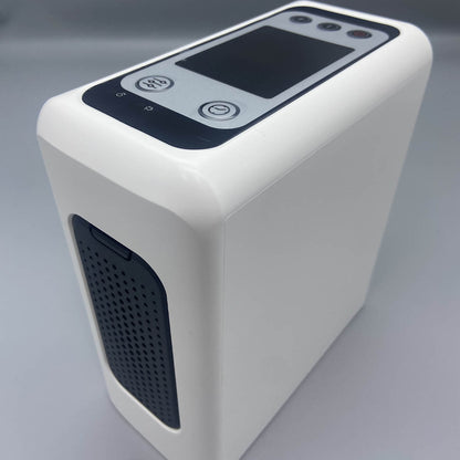 Compre un concentrador de oxígeno portátil de 3 litros para uso en viajes, máquina para producir oxígeno O2 de flujo continuo con batería recargable, compatible con el uso en automóviles