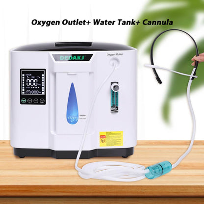 Compre el concentrador de oxígeno portátil Dedakj de 7 litros Ddt-1a dedamed Generador de producción de oxígeno doméstico de tasa de flujo continuo Máquina o2 (24 horas de funcionamiento / bajo nivel de ruido / uso en el automóvil)