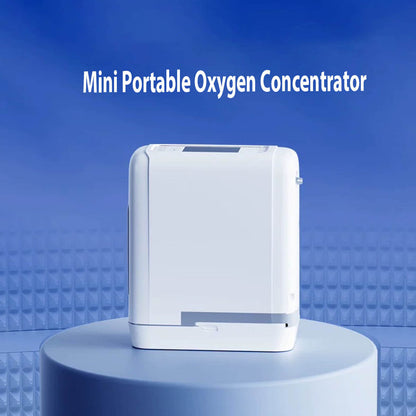 Small Portable Oxygen Concentrator Rechargeable 7 Liters 93% O2 Purity Oxygen Generator Machine Mobile for Travel Use with Battery