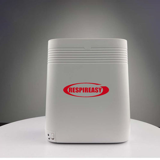 Portable Oxygen Concentrator 5 Liter Continuous Flow Rate Mini Size Rechargeable POC Oxygenerator O2 Making Machine with 6700mA Battery