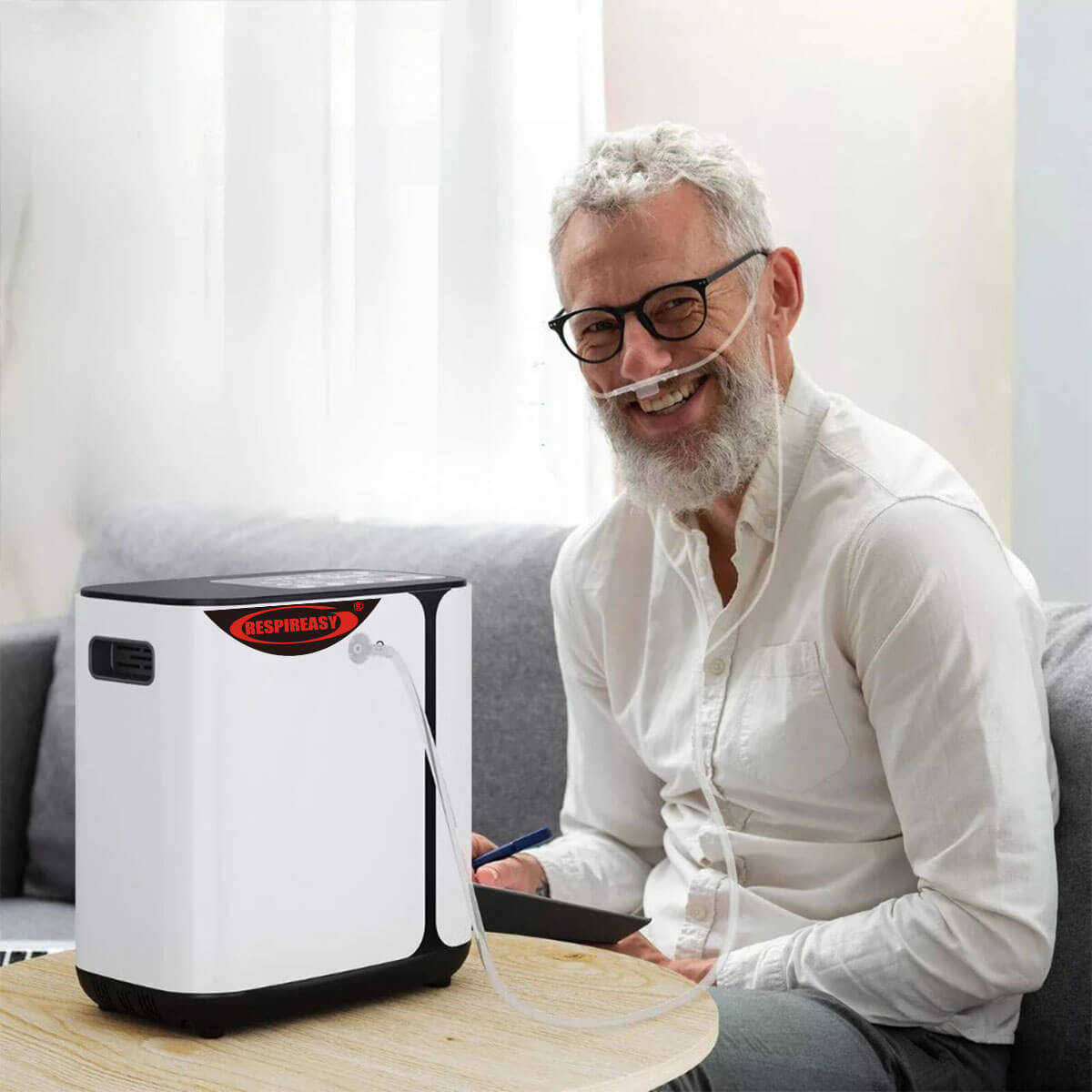 Buy DEDAKJ Portable Oxygen Concentrators 8 Liters Continuous Flow Oxygen Generator O2 Breathing Equipment for Home Personal Care 110V/220V