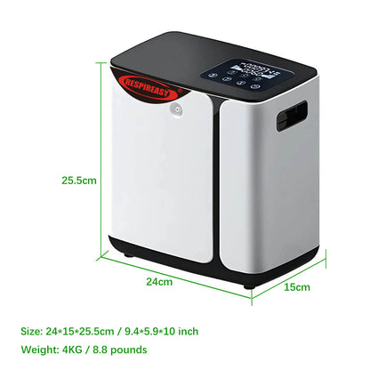 Buy DEDAKJ Portable Oxygen Concentrators 8 Liters Continuous Flow Oxygen Generator O2 Breathing Equipment for Home Personal Care 110V/220V