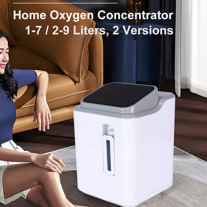 DEDAKJ 2-9L/min Oxygen Concentrator Machine 93% Purity O2 Portable Home Use Oxygen Concentrator with Nebulization 110V/220V