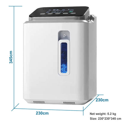 DEDAKJ 2-9L/min Oxygen Concentrator Machine 93% Purity O2 Portable Home Use Oxygen Concentrator with Nebulization 110V/220V