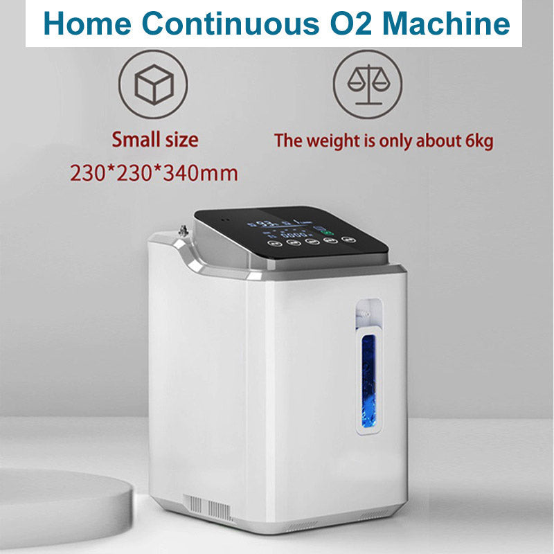 DEDAKJ 2-9L/min Oxygen Concentrator Machine 93% Purity O2 Portable Home Use Oxygen Concentrator with Nebulization 110V/220V