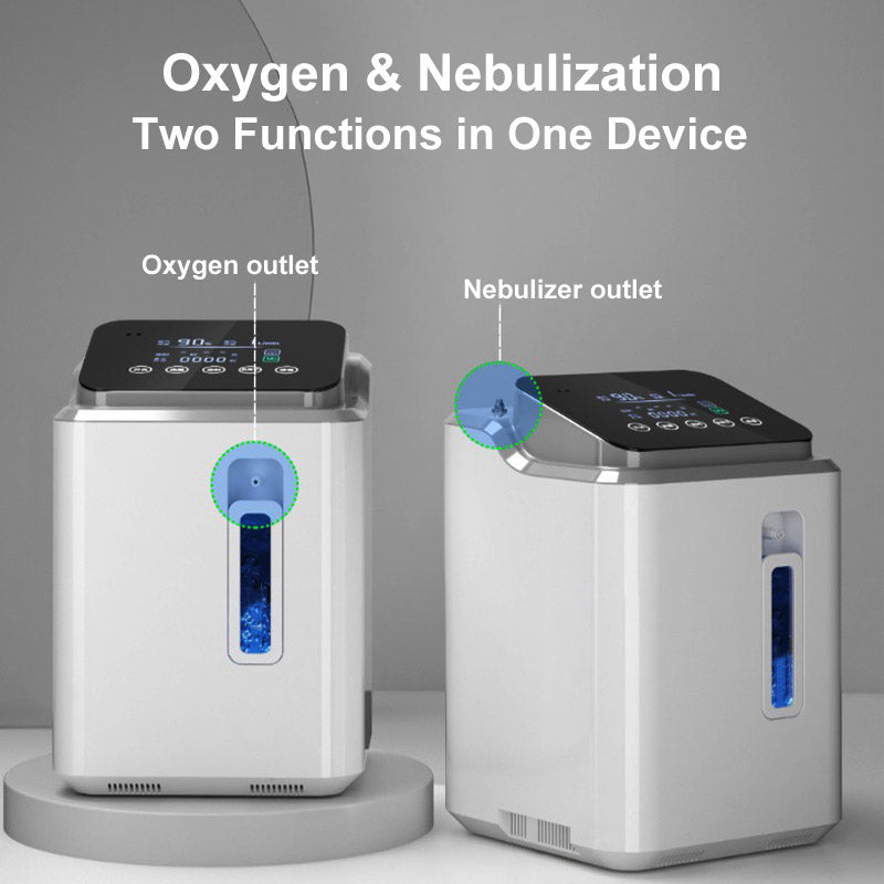 DEDAKJ 2-9L/min Oxygen Concentrator Machine 93% Purity O2 Portable Home Use Oxygen Concentrator with Nebulization 110V/220V