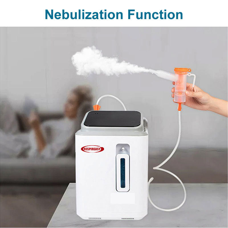 DEDAKJ Concentrador de oxígeno portátil de flujo continuo 1-7LPM Máquina de suministro de oxígeno para el hogar Equipo médico de terapia de O2 para el cuidado respiratorio