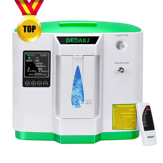 DEDAKJ 9liter continuous flow home oxygen concentrator DE-2AW