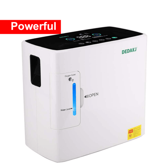 Buy DEDAKJ Portable Oxygen Concentrator 9 Liter Continuous Flow Home Oxygen Generator Concentrador De Oxígeno Compact O2 Making Machine (Continuous Flow Rate, Support Whole Night Working )