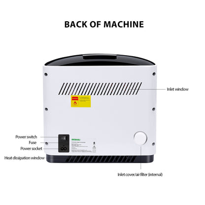 7 Liters 93% High Concentration Continuous Flow Home Oxygen Concentrator DEDAKJ Portable Oxygen Generator without Nebulizer Function 110V/220V DE-1A