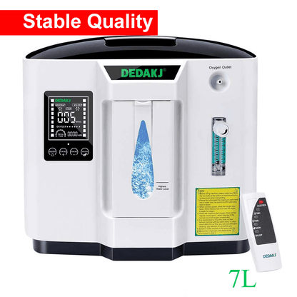 Compre el concentrador de oxígeno portátil Dedakj de 7 litros Ddt-1a dedamed Generador de producción de oxígeno doméstico de tasa de flujo continuo Máquina o2 (24 horas de funcionamiento / bajo nivel de ruido / uso en el automóvil)