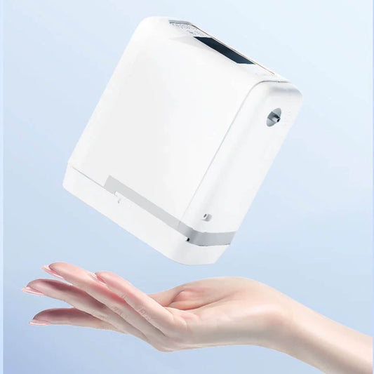 👍👍👍1-7 Liters Handheld Portable Battery Oxygen Concentrator DEDAKJ KPA 93% High Purity Oxygen Concentration  Oxygem Machine Generator Small Size for Car Travel Use
