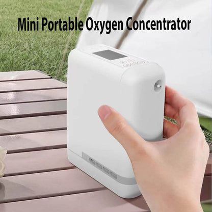 Small Portable Oxygen Concentrator Rechargeable 7 Liters 93% O2 Purity Oxygen Generator Machine Mobile for Travel Use with Battery