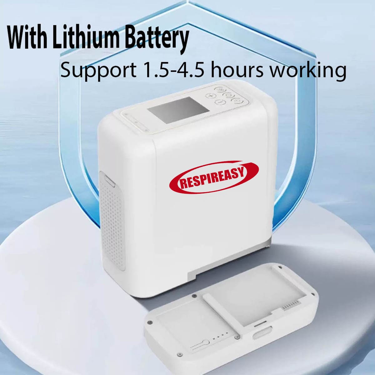 👍👍👍2025 Small Lightweight Oxygen Concentrator 7 Liter 93% Purity Mini Portable O2 Generator Oxygem Machine Low Noise with Lithium Battery