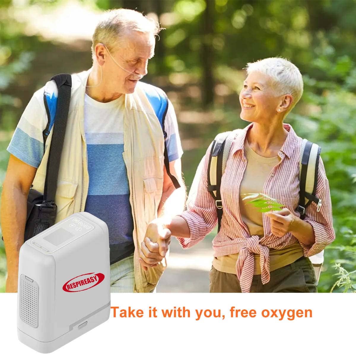 👍👍👍2025 Small Lightweight Oxygen Concentrator 7 Liter 93% Purity Mini Portable O2 Generator Oxygem Machine Low Noise with Lithium Battery