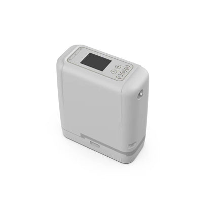 Small Portable Oxygen Concentrator Rechargeable 7 Liters 93% O2 Purity Oxygen Generator Machine Mobile for Travel Use with Battery