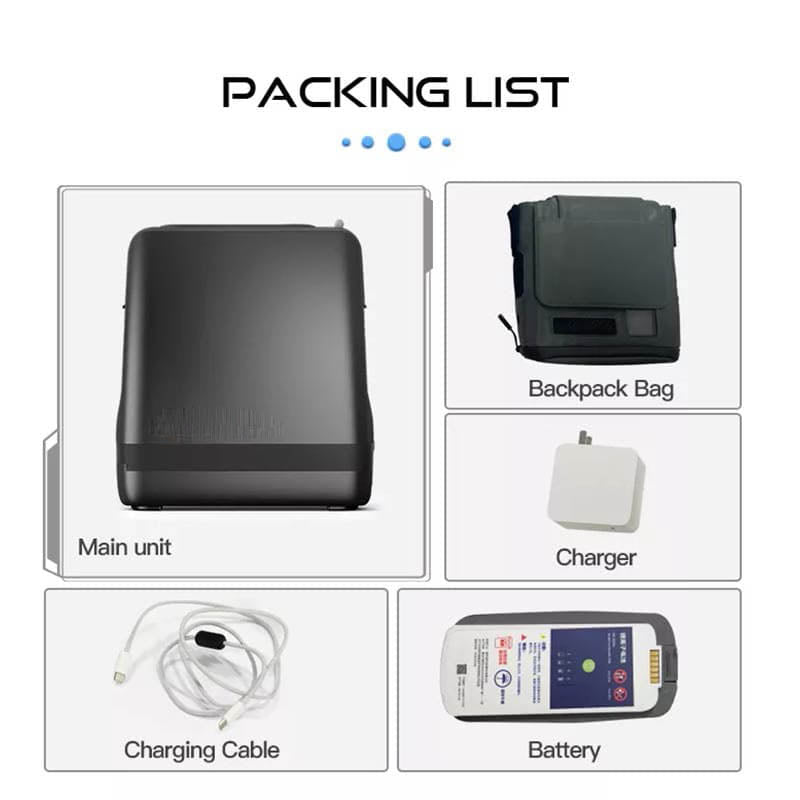 Accessory of Handheld mini portable oxygen concentrator