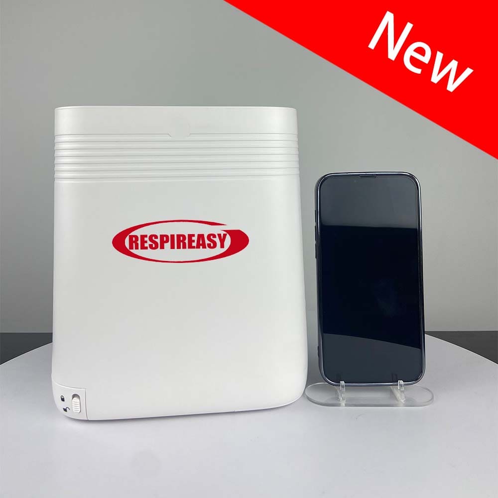 2025 Portable Oxygen Concentrator 5 Liter Continuous Flow Rate Mini Size Rechargeable POC Oxygenerator O2 Making Machine with 6700mA Battery