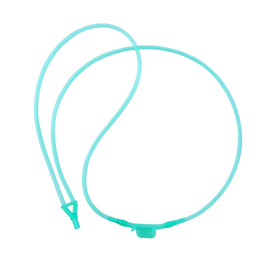 Pieza de accesorios del concentrador de oxígeno DEDAKJ: cánula nasal de paja nasal de silicona azul (accesorio de oxígeno original del concentrador de oxígeno DEDAKJ)