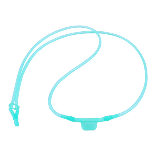 Pieza de accesorios del concentrador de oxígeno DEDAKJ: cánula nasal de paja nasal de silicona azul (accesorio de oxígeno original del concentrador de oxígeno DEDAKJ)