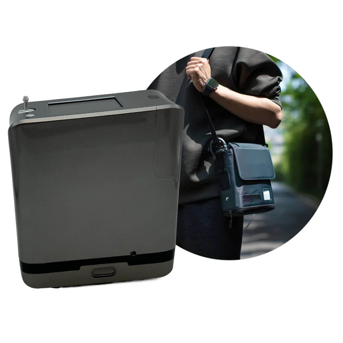 portable oxygen concentrator 9liter with battery